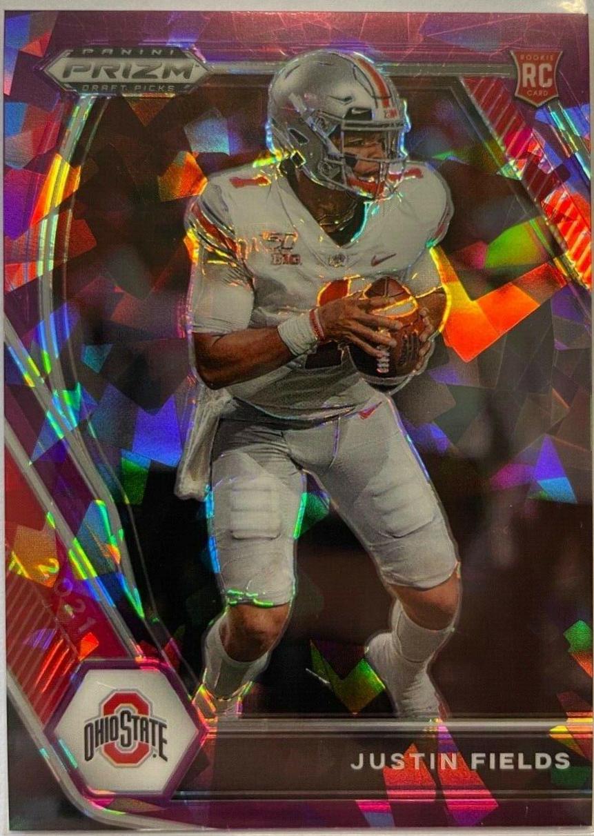 Justin Fields [Purple Ice Prizm] #121