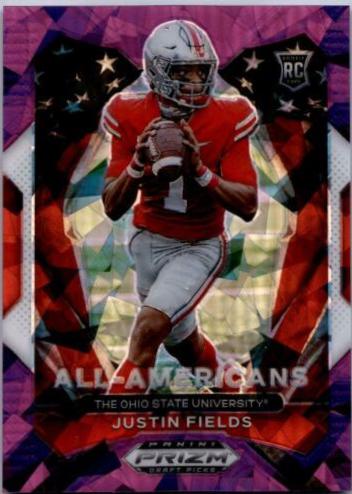 Justin Fields [Purple Ice Prizm] #192
