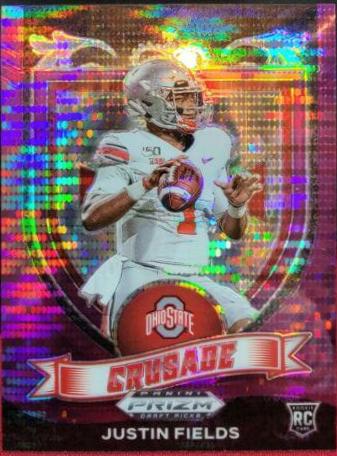 Justin Fields [Purple Prizm] #163