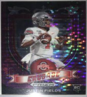 Justin Fields [Purple Pulsar Prizm] #163