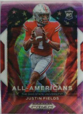 Justin Fields [Purple Wave Prizm] #163