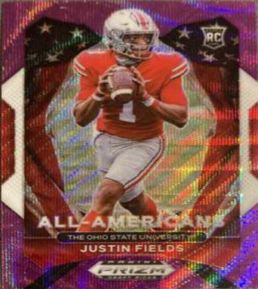 Justin Fields [Purple Wave Prizm] #192