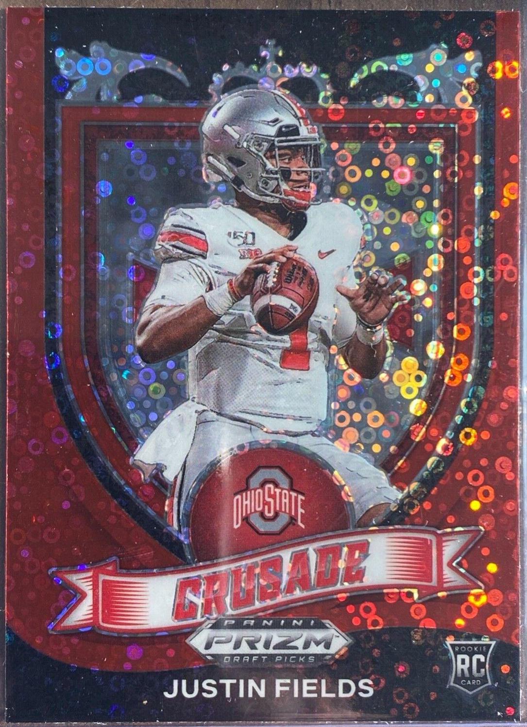 Justin Fields [Red Circles Prizm] #163