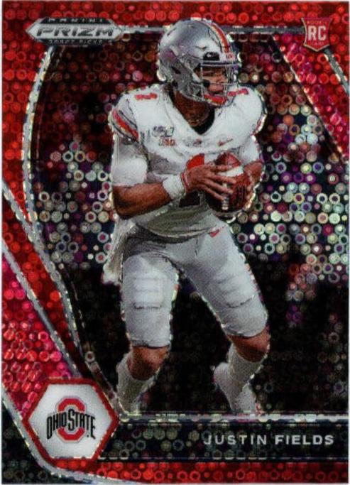 Justin Fields [Red Circles Prizm] #192
