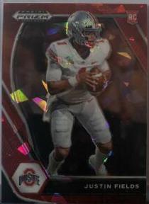 Justin Fields [Red Ice Prizm] #121