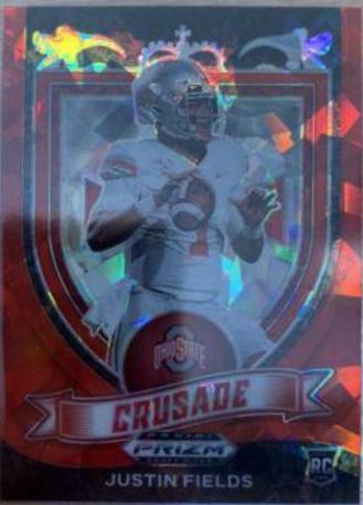 Justin Fields [Red Ice Prizm] #163