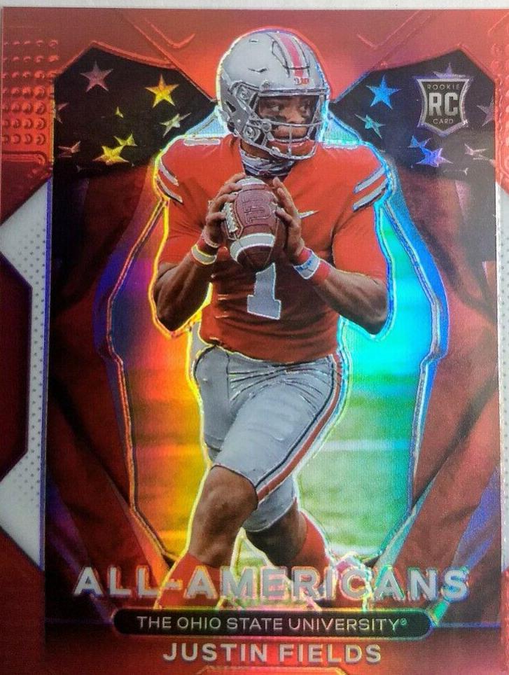 Justin Fields [Red Prizm] #192