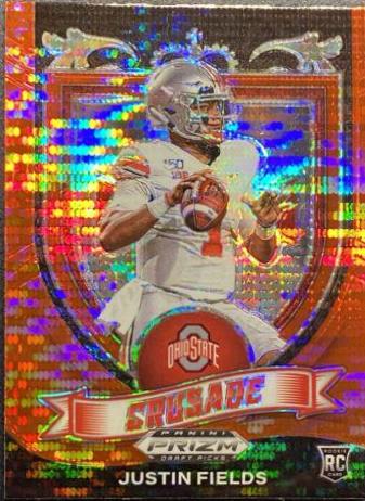 Justin Fields [Red Pulsar Prizm] #163