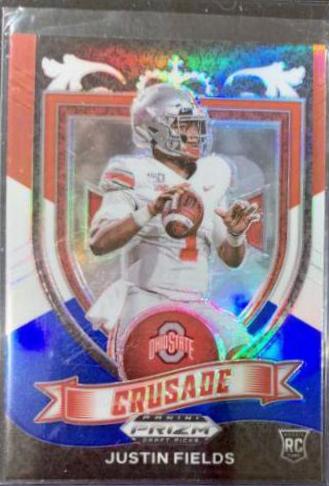 Justin Fields [Red White and Blue Prizm] #163