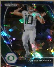 Justin Herbert [Blue Ice Prizm] #20