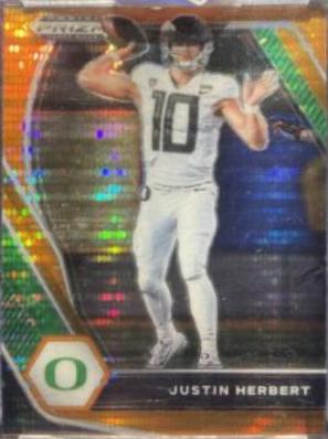 Justin Herbert [Orange Pulsar Prizm] #20