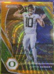 Justin Herbert [Orange Wave Prizm] #20
