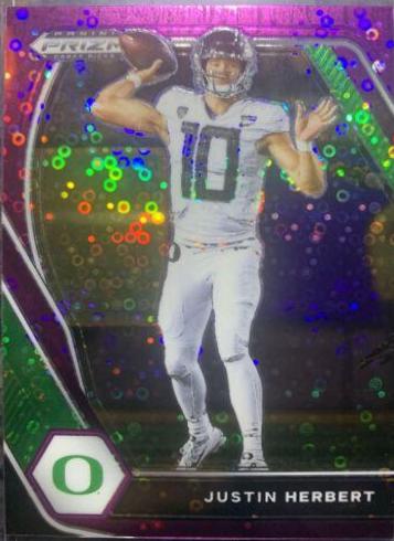 Justin Herbert [Purple Circles Prizm] #20