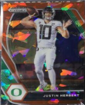 Justin Herbert [Red Ice Prizm] #20