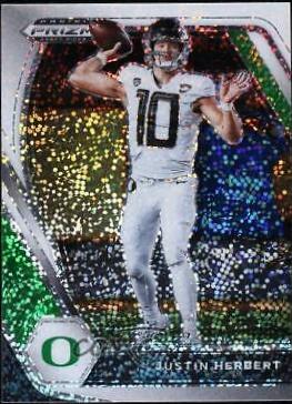 Justin Herbert [White Sparkle Prizm] #20