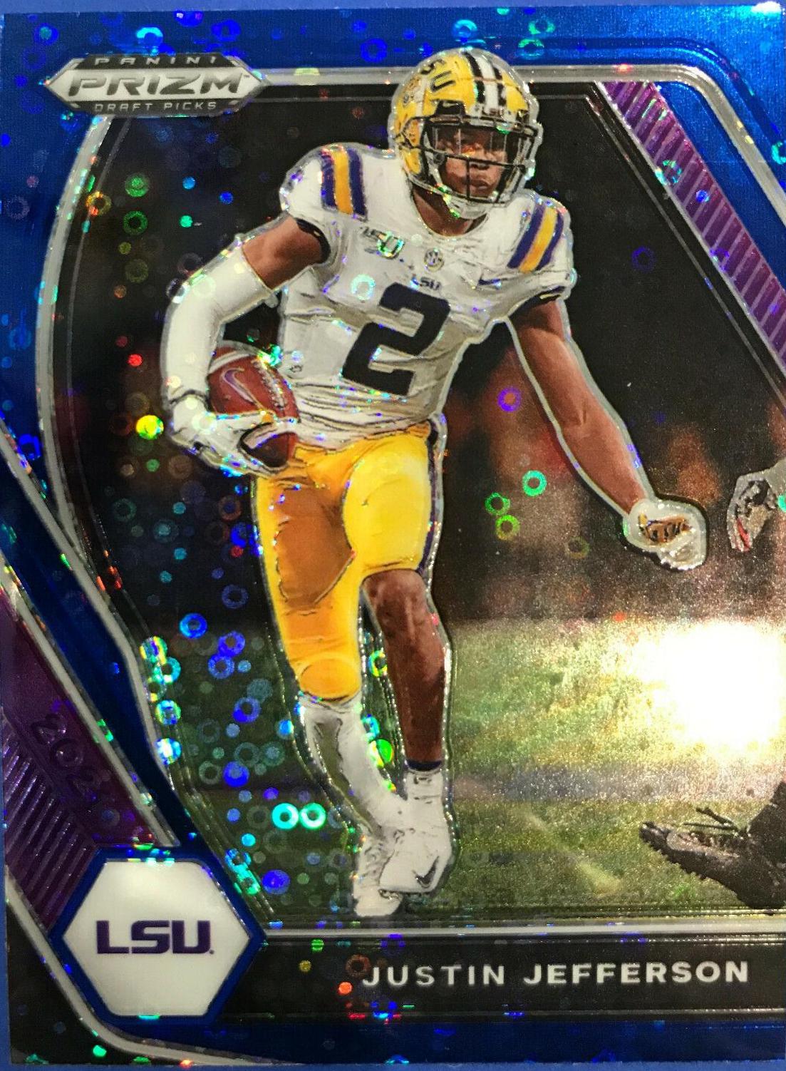 Justin Jefferson [Blue Circles Prizm] #56