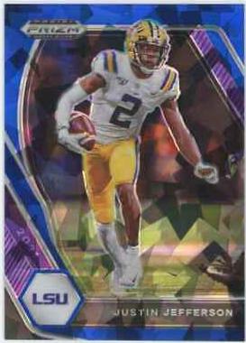 Justin Jefferson [Blue Ice Prizm] #56