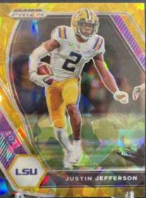 Justin Jefferson [Gold Ice Prizm] #56