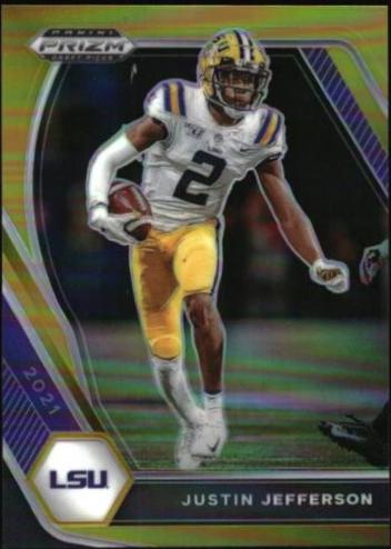 Justin Jefferson [Gold Prizm] #56