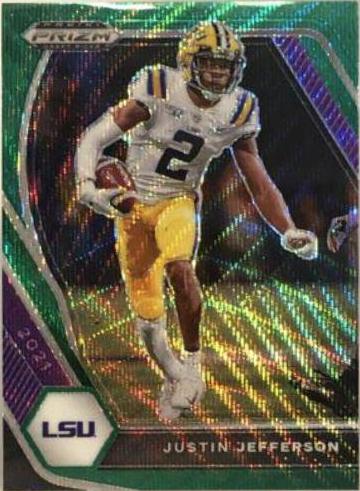 Justin Jefferson [Green Wave Prizm] #56