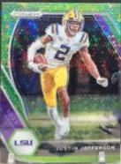 Justin Jefferson [Neon Green Circles Prizm] #56