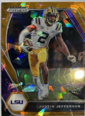 Justin Jefferson [Orange Ice Prizm] #56