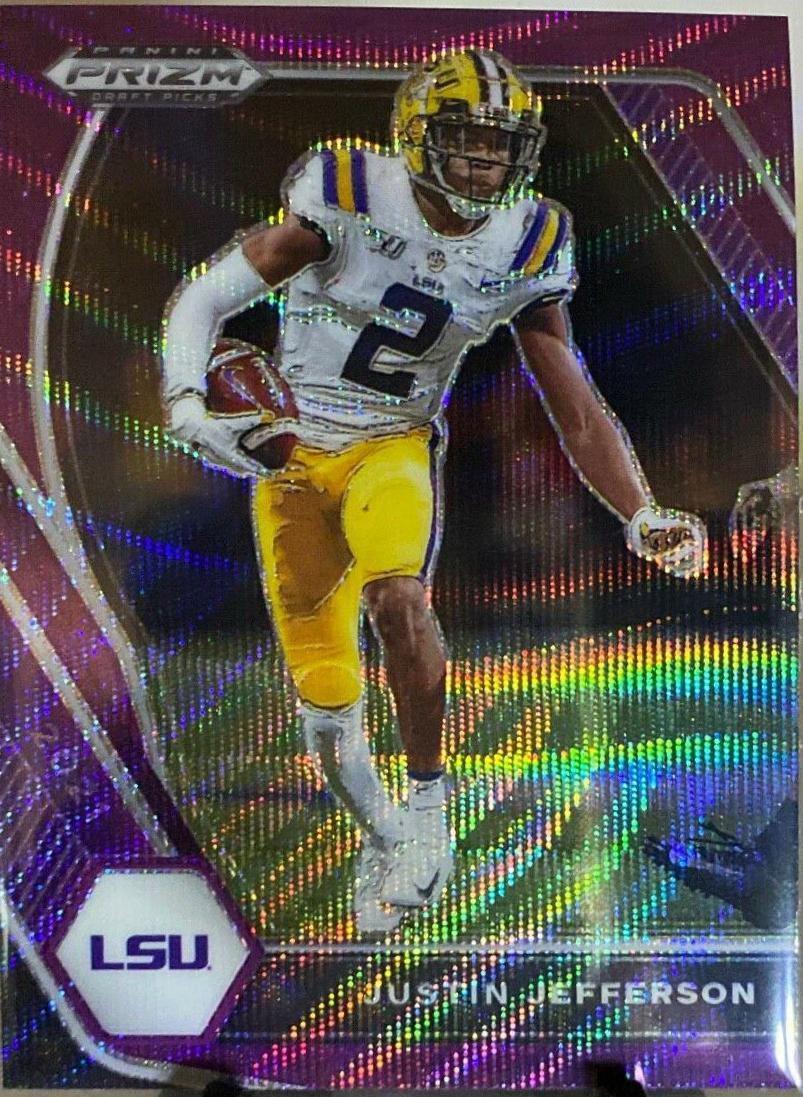 Justin Jefferson [Purple Wave Prizm] #56
