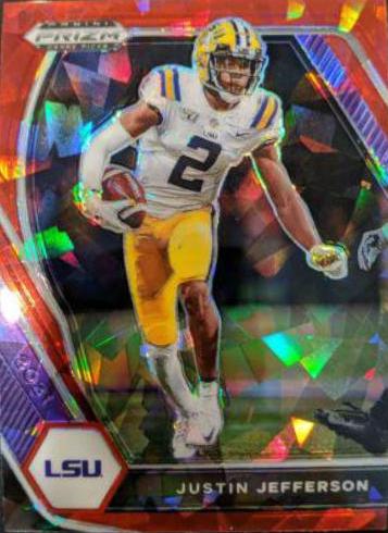 Justin Jefferson [Red Ice Prizm] #56