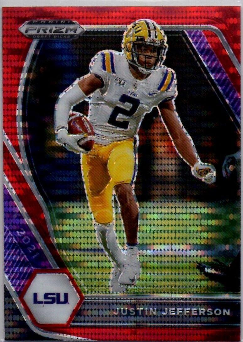 Justin Jefferson [Red Pulsar Prizm] #56