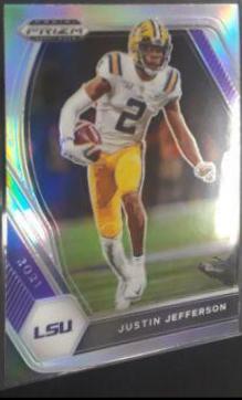 Justin Jefferson [Silver Prizm] #56