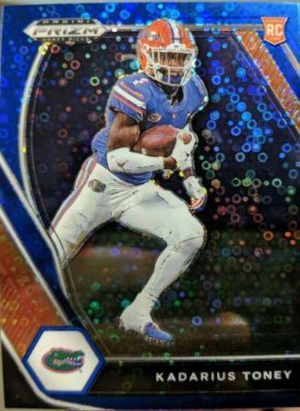 Kadarius Toney [Blue Circles Prizm] #117