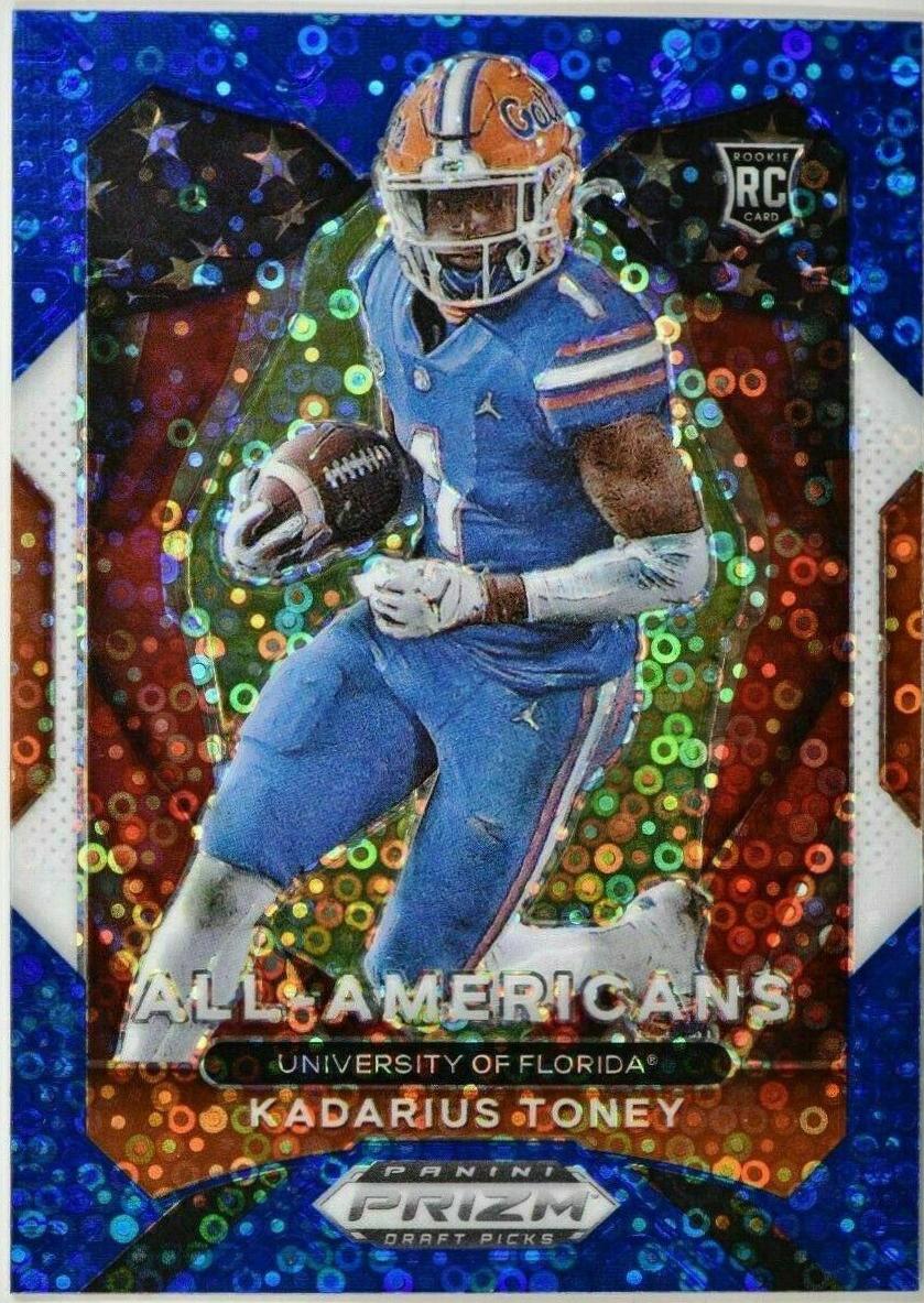Kadarius Toney [Blue Circles Prizm] #195
