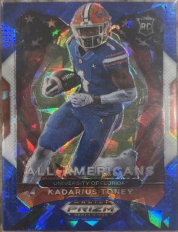 Kadarius Toney [Blue Ice Prizm] #195