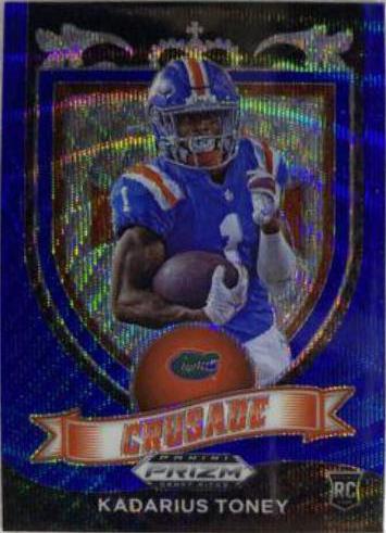 Kadarius Toney [Blue Wave Prizm] #176