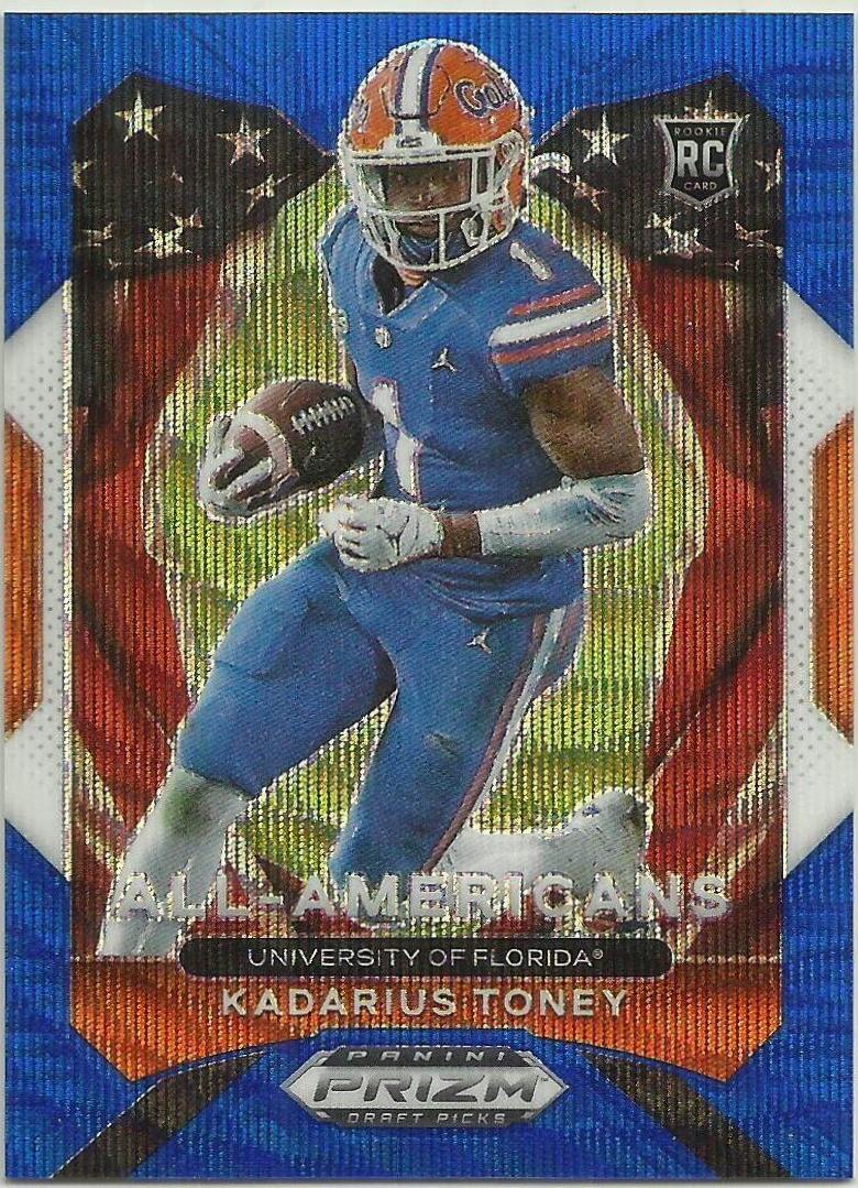 Kadarius Toney [Blue Wave Prizm] #195