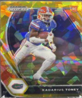 Kadarius Toney [Gold Ice Prizm] #117