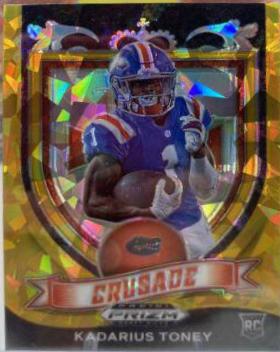Kadarius Toney [Gold Ice Prizm] #176