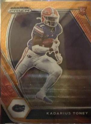 Kadarius Toney [Gold Pulsar Prizm] #117