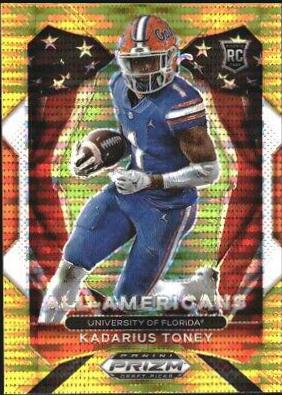 Kadarius Toney [Gold Pulsar Prizm] #195