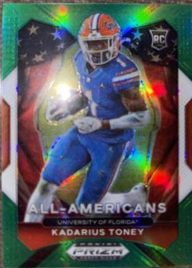 Kadarius Toney [Green Pulsar Prizm] #195