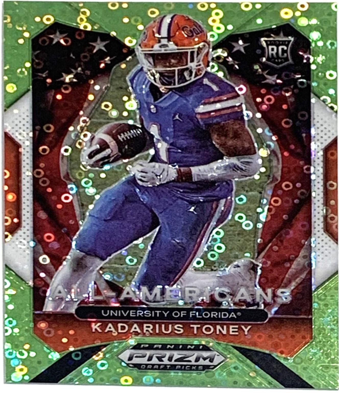 Kadarius Toney [Neon Green Circles Prizm] #195