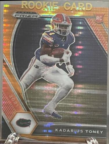 Kadarius Toney [Orange Pulsar Prizm] #117