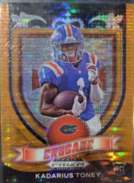Kadarius Toney [Orange Pulsar Prizm] #176