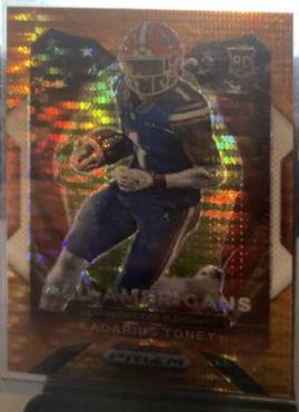 Kadarius Toney [Orange Pulsar Prizm] #195