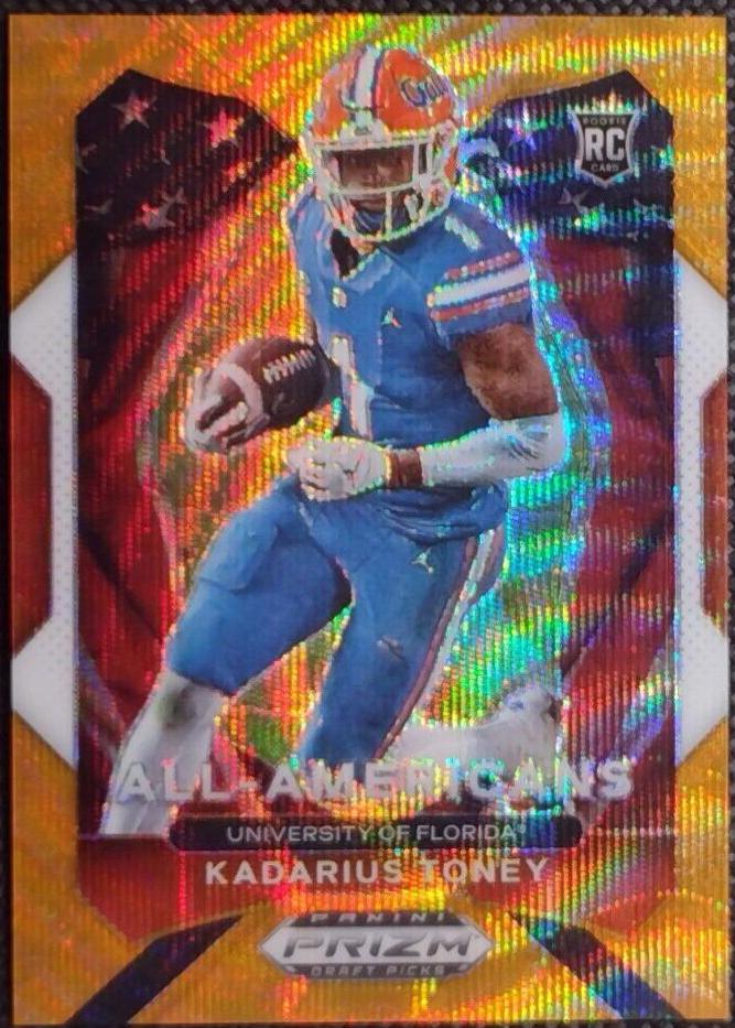 Kadarius Toney [Orange Wave Prizm] #195