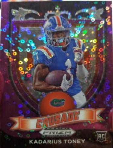 Kadarius Toney [Purple Circles Prizm] #195