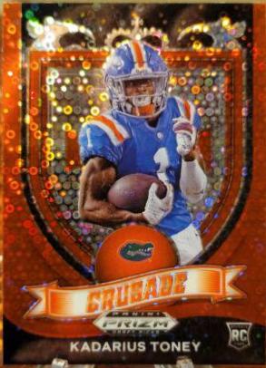 Kadarius Toney [Red Circles Prizm] #176