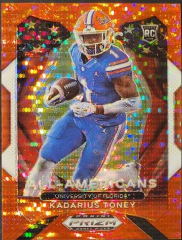 Kadarius Toney [Red Pulsar Prizm] #195