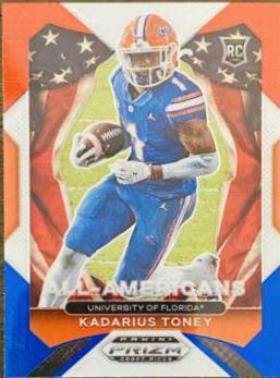 Kadarius Toney [Red White and Blue Prizm] #195