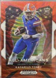 Kadarius Toney [Ruby Wave Prizm] #195